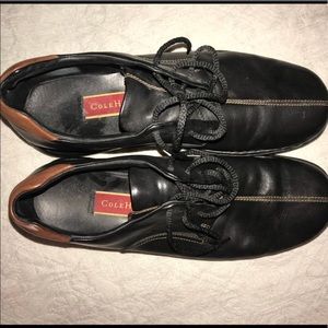 Mens Cole Haan black leather shoes